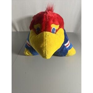 Kansas Jayhawks Pillow Pet Sports Fan New With Tag Man Cave